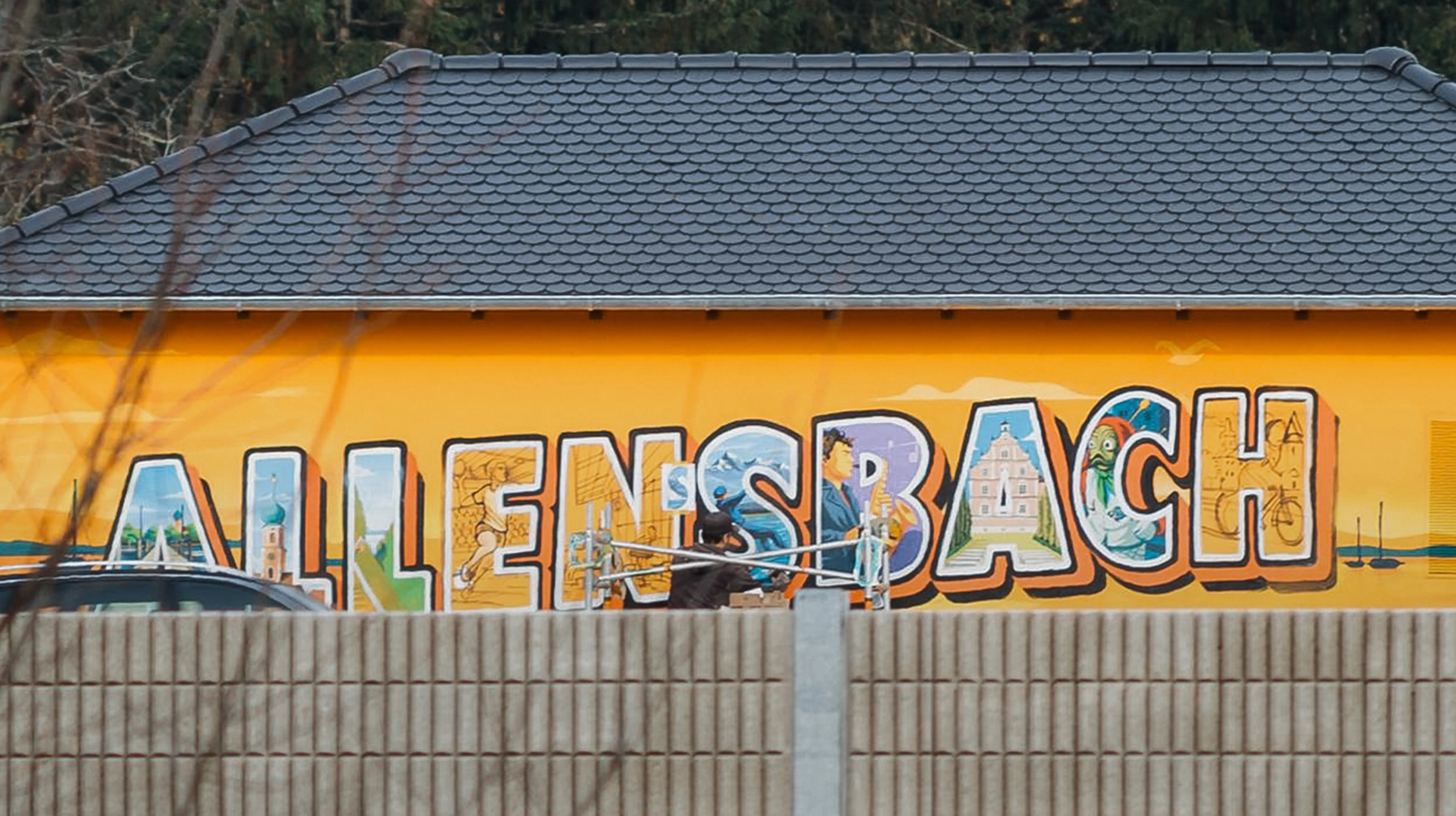 Marianum Hegne, Unterführungsgestaltung B33